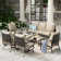 Tapasi 9 - Person Patio Conversation Set with Rocking Lounge Chairs & Optional Firepit Table
