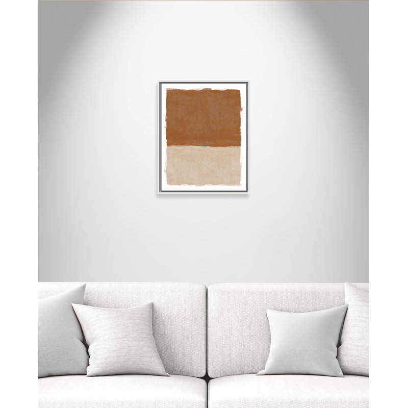 «Carmel Crush I Print» par Natalie Carpentieri, 17.5' W x 21.5' H, Flotteur blanc