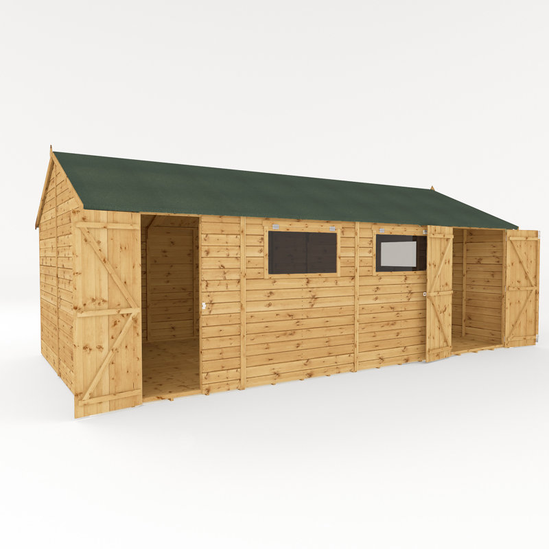 Mercia 20 x 10ft Premium Shiplap Reverse Apex Workshop