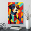 Dog Patchwork - Wrapped Canvas