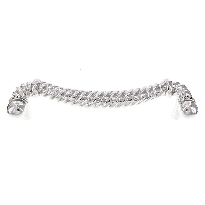 Equestre 9" Center to Center Appliance Pull, 9", Polished Silver