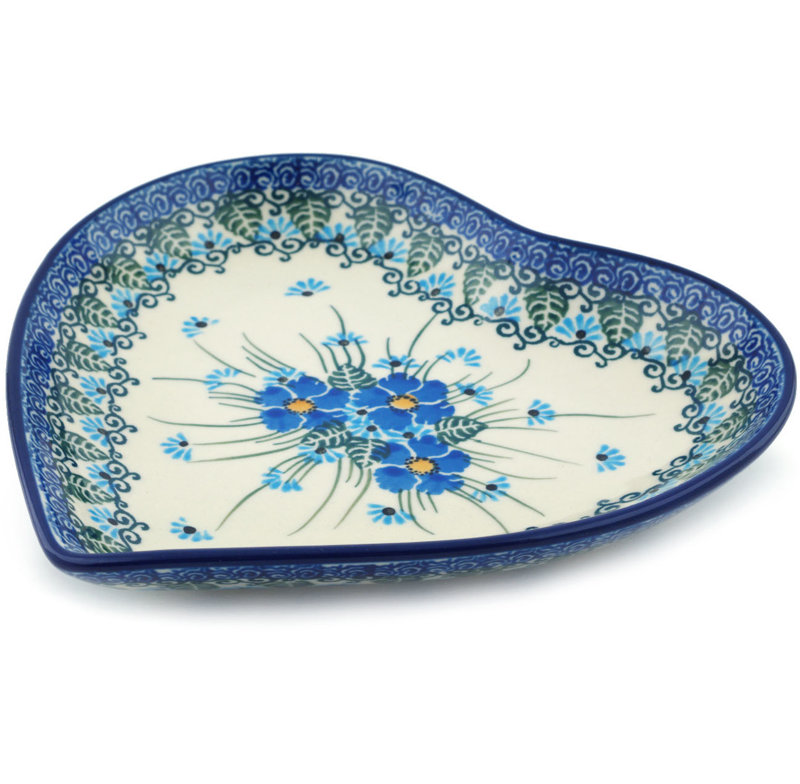 Forget Me Not Stoneware Platter