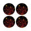 Coral Reef Vegan Leather Round Coasters-1453145857