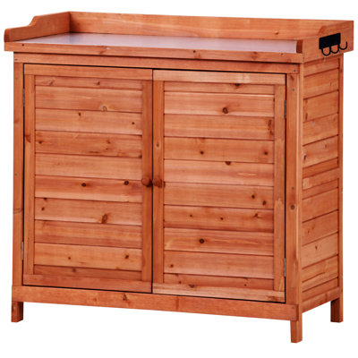 Outdoor 39" Potting Bench Table