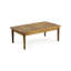 Table basse en bois et bois avec siège à lattes classique