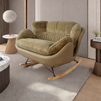 Chaise berçante de luxe italienne