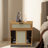 Bedroom Nightstand Bamboo Night Stand With Drawer And Shelf Boho Bedside Tables End Table Side Tables
