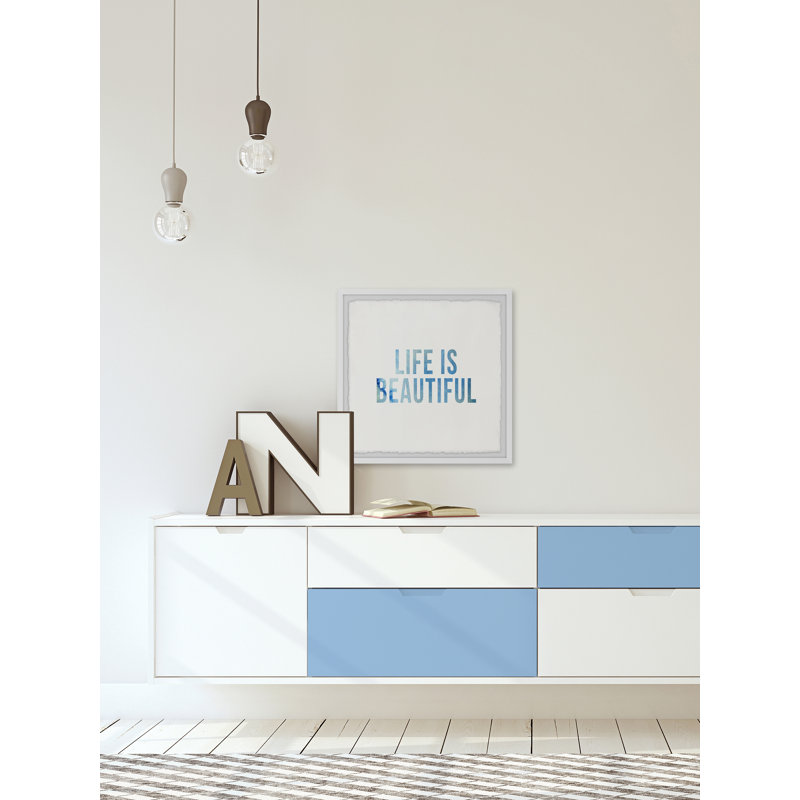 Beautiful Life - Single Picture Frame Print, 51cm H x 51cm W x 3.81cm D
