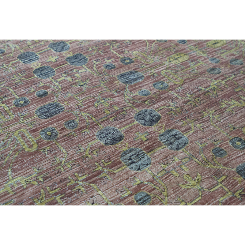 Canterbury Oriental Area Rug in Rust