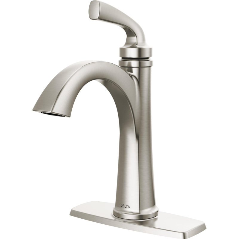 Geist™ Single Handle Bathroom Faucet, Spotshield Brushed Nickel