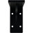 2"W x 8"D x 4 1/4"H Embrey Steel Bracket, Powder Coated Black-64105821-64105825