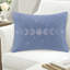 Ensembles de literie en velours de luxe, simple / simple TG, velours bleu écrasé avec coussin décoratif