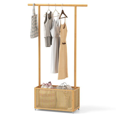 100cm Rolling Clothing Rack