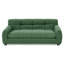 Grand chien avec accoudoirs en tissu respirant en lin gris foncé de style moderne pour grands chiens et inclus