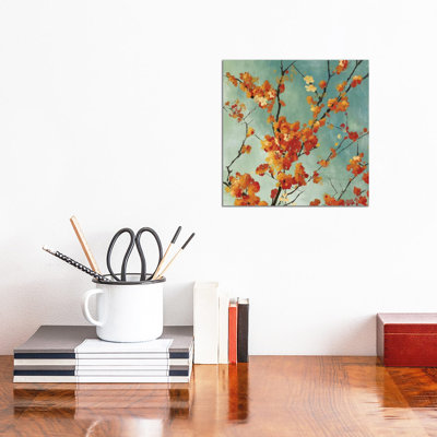 Orange Blossoms I by Asia Jensen - Wrapped Canvas Painting