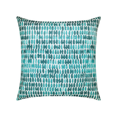 Thumbprint Sunbrella® Throw Square Indoor/Outdoor Pillow Cover & Insert by Elaine Smith