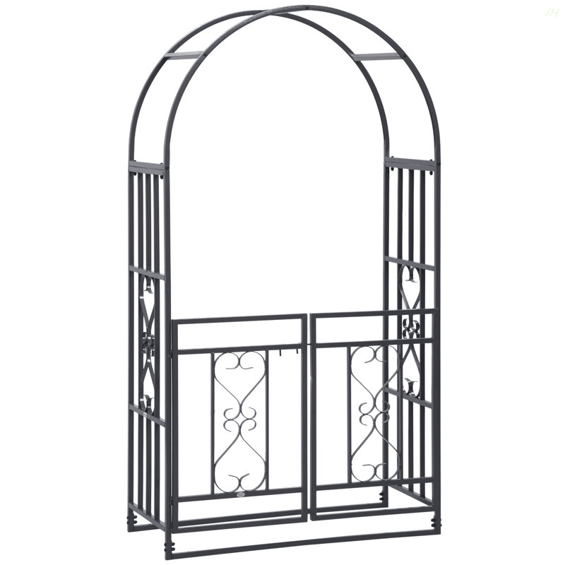 Tonnelle de jardin en métal Outsunny