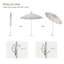 Parasol d'extérieur inclinable 108 po Kaia-1446842275-1465647231
