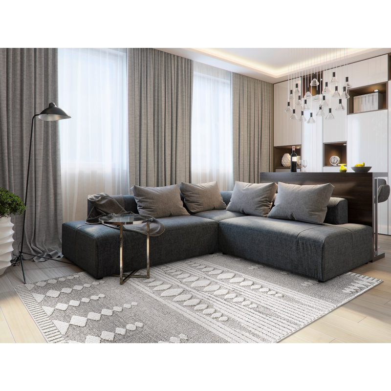 Terra Beats or Pulse Machine Woven Performance Area Rug - Natural - 7'10" x 10', 7'10" x 10'