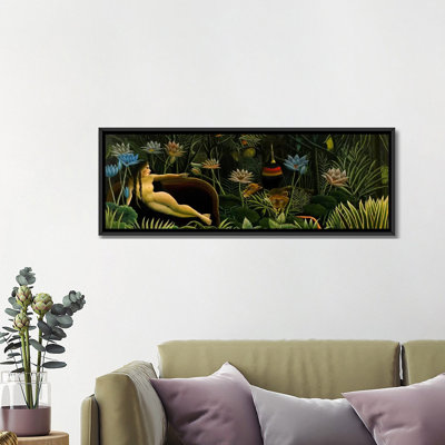«Henri Dreameau The Dream», ensemble de 3 reproductions d'art sur toiles tendues
