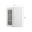 Porte d'angle blanche Koville-128594111