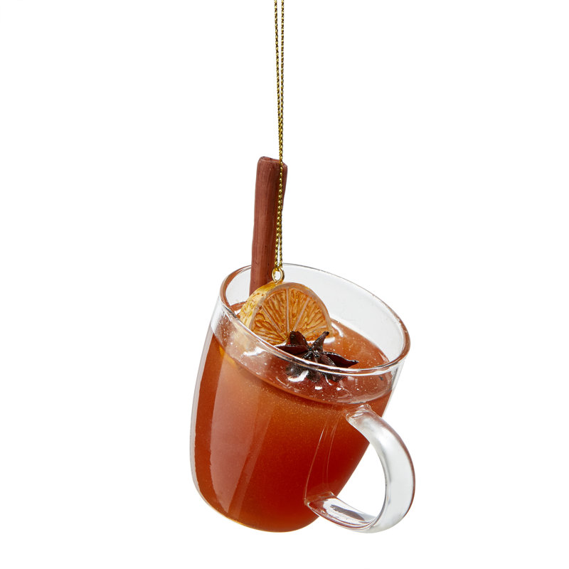 Ornement chaud en verre transparent pour Noël