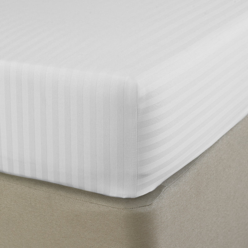 Drap-housse 100% coton SilverClear Dobby, Double TG