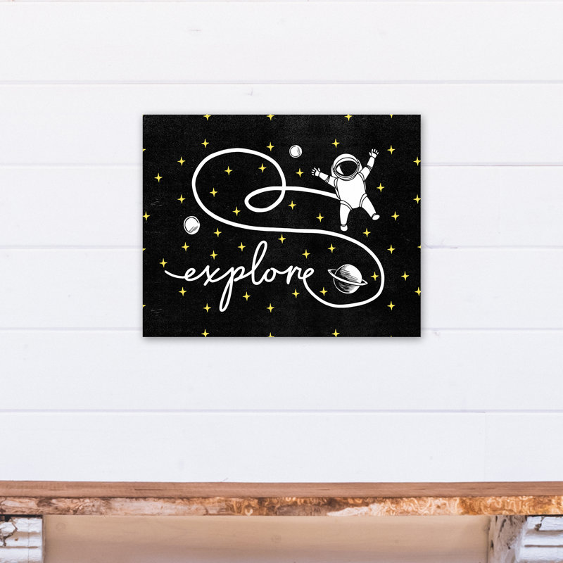 Art sur toile astronaute explor space Maley, Toile tendue, H 24 po x l 30 po x P 1,25 po