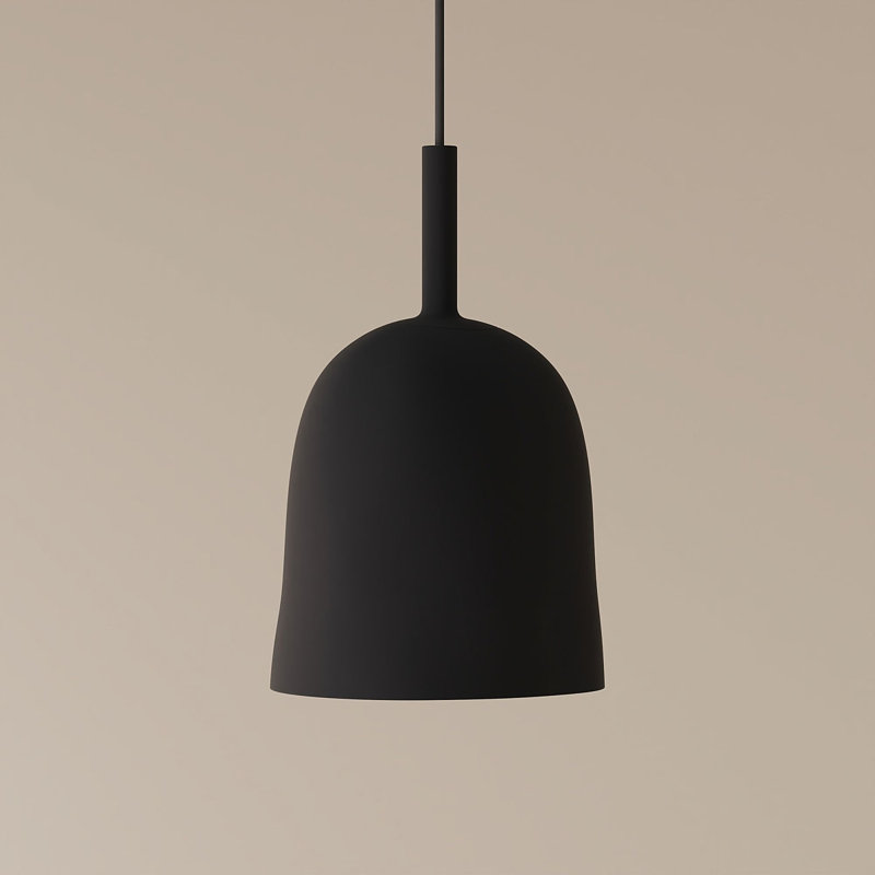 Vessel Pendant Light, Carbon, 18.5'' H x 9'' W x 9'' D, Black