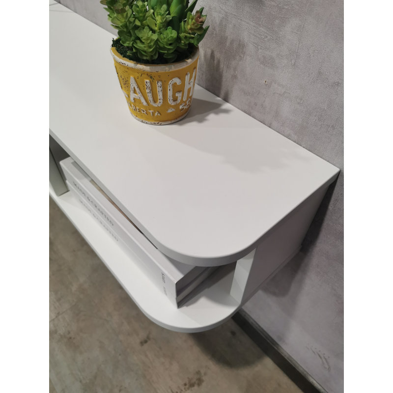 Floating TV Stand for TVs up to 85", 70.86", White