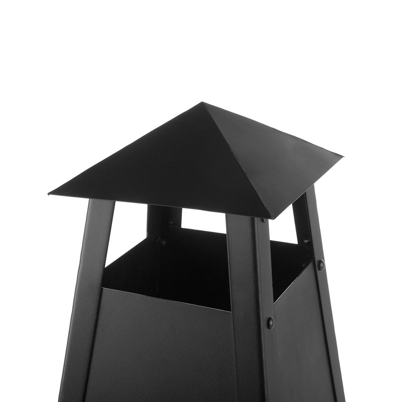 Maki Square Steel Charcoal Smokeless Fire Pit