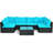6 - Person Patio Conversation Set with Cushions-459904
