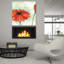 Art mural en verre «Not a California Poppy 3» par Chris Paschke-1766328287