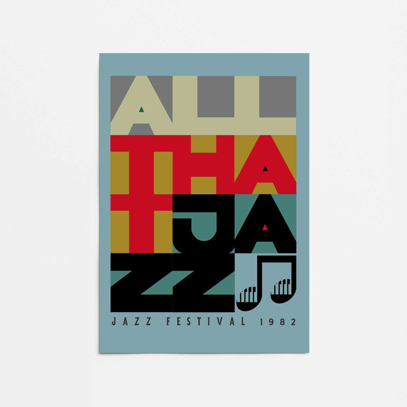 Affiche Jazz Jazz, H 36 po x l 24 po