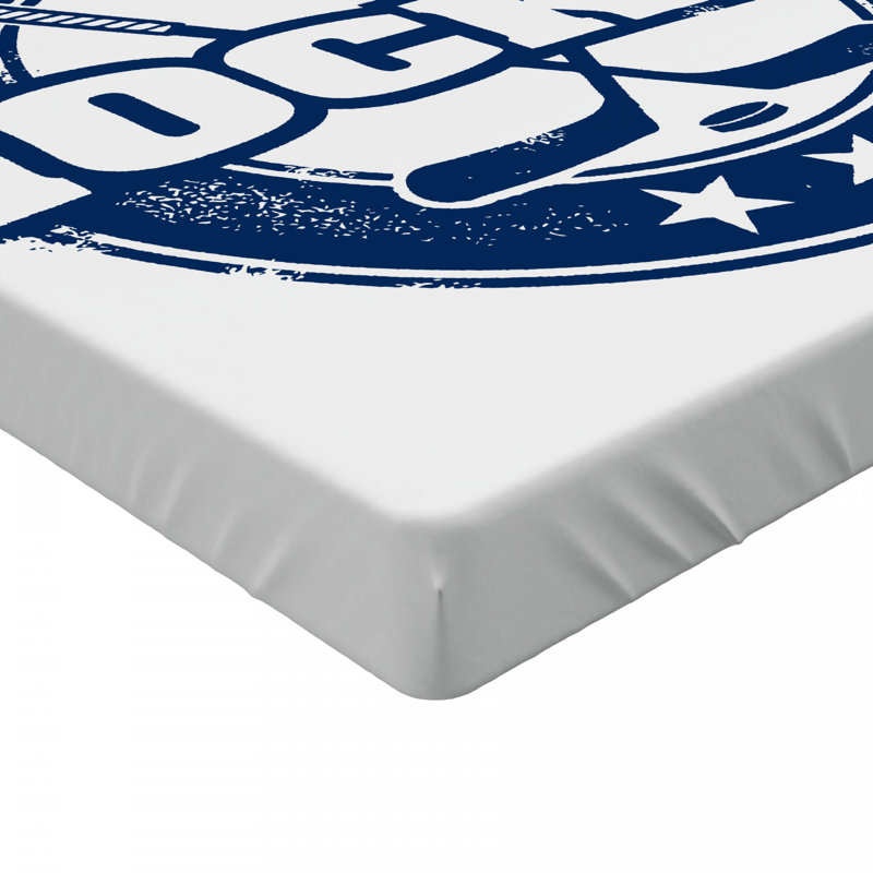 Hockey Microfiber Fitted Sheet, Queen Fitted Sheet