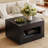 LED Lift-Top Square Coffee Table -391647740