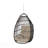 Elijah Foldable Hanging Chair, Cozy Open-Basket Seating With Durable Polyethylene Rattan And Weather-Resistant Design For Indoor And Outdoor Use-411613056