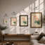 Lotus Blossoms Botanical - Framed Print-1340928847-1340928850