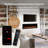 Aerus 60" Recessed or Wall Mounted Electric Fireplace, Alexa or Google Home Compatible, Logs & Crystals, Remote Control-1002056949