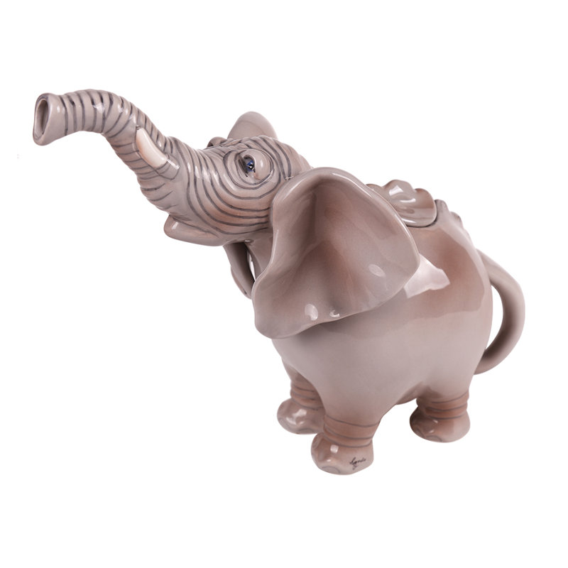 Théière éléphant en céramique