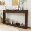 Console de rangement étroite à motif ondulé avec trois tiroirs-153238636