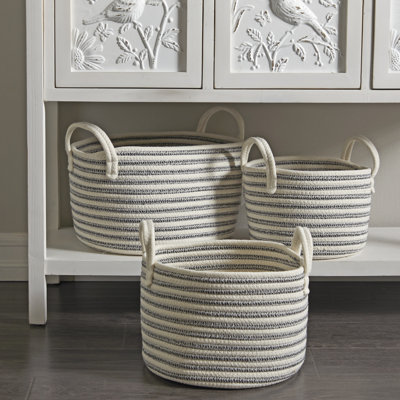 Panier en tissu côtier