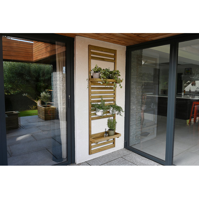 Wood Wall Planter