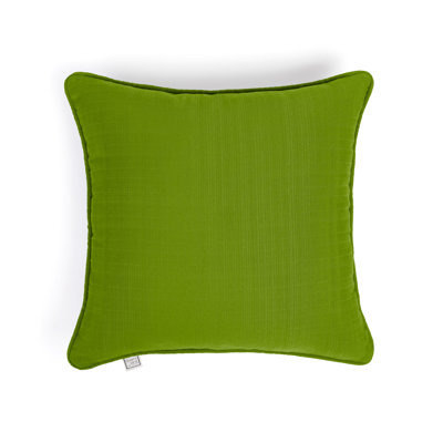 Reversible Self Corded Square Pillow With White Virgin Polyester Fiber Fill.