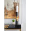 110cm Solid Wood Top Console Table