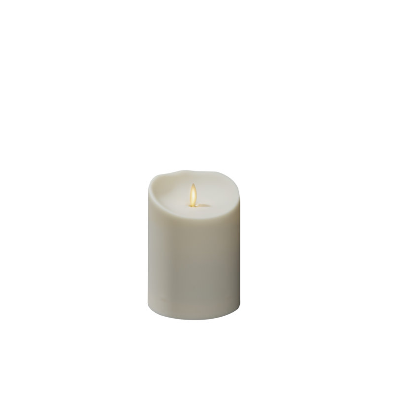 Unscented Flameless Pillar Candle, 14cm x 9.5cm