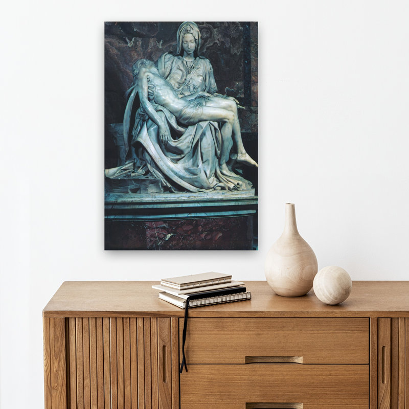 «Pieta Classic Vintage Architecture», reproduction d'art murale, H 18 po x l 12 po