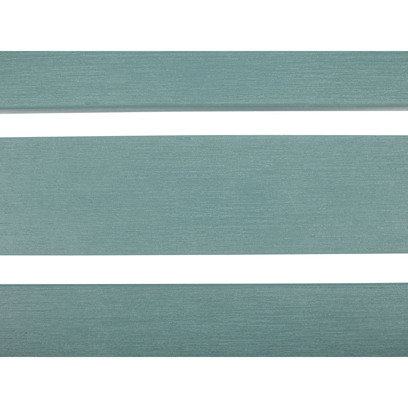 Jaelyn Outdoor Ottoman, Turquoise