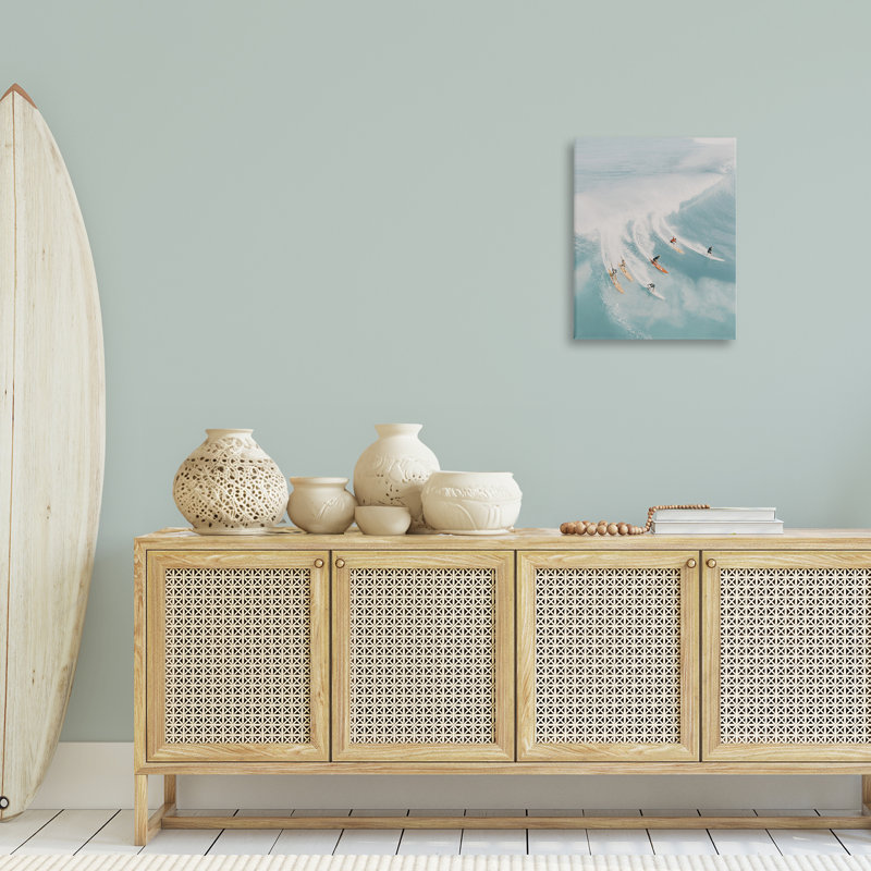 «Surfing Race Seascape», art mural par LSR Design Studio bp-509_CN, H 20 po x l 16 po