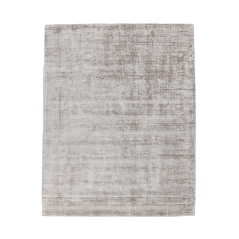 Tapis tissé à plat Lowesdale, Rectangulaire 8 pi x 10 pi, Gris colombe